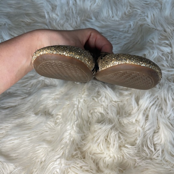💫 Sperry Cheetah & Gold Sparkle Flats 💫 - Picture 5 of 6